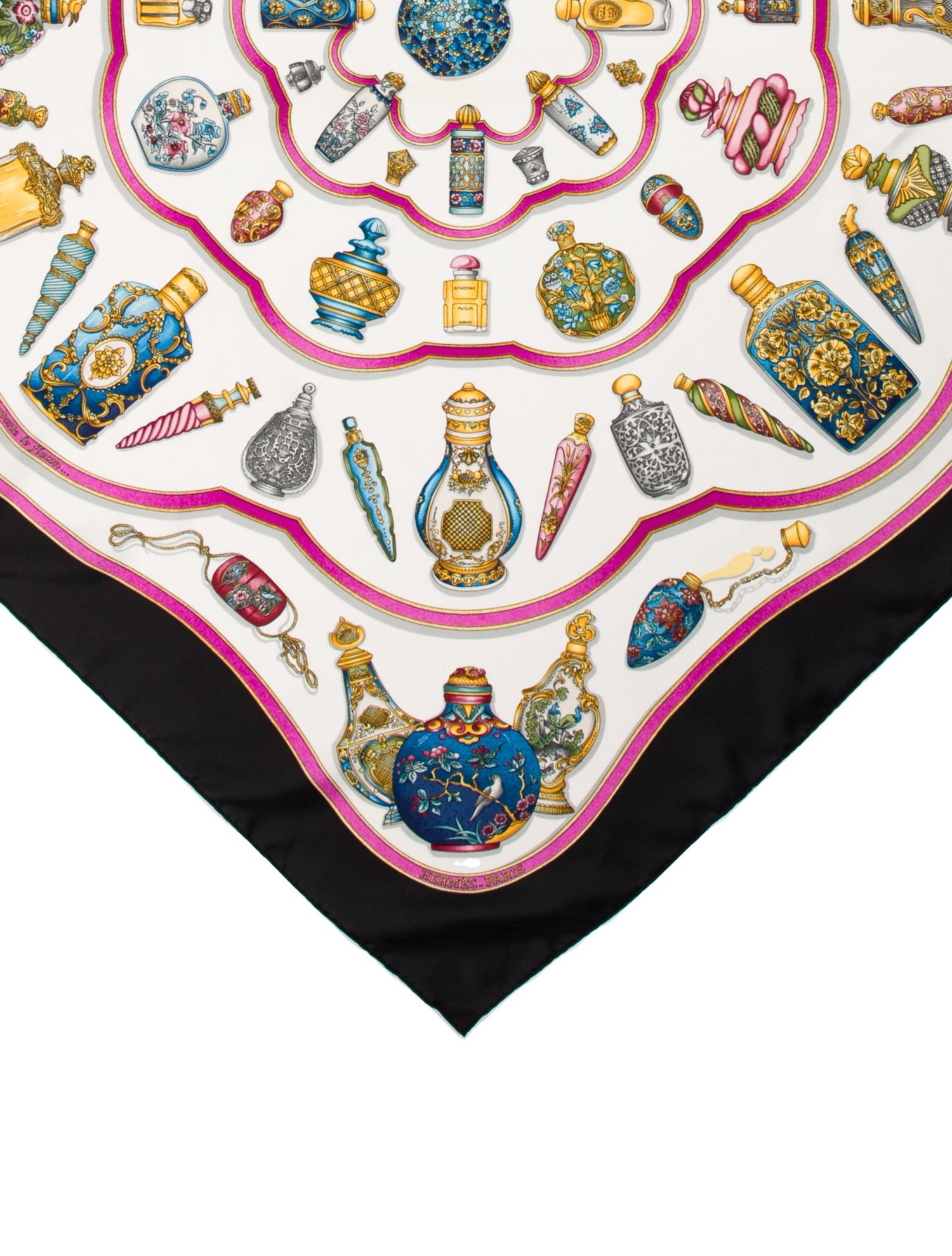 Hermès Qu'importe Le Flacon Silk Scarf